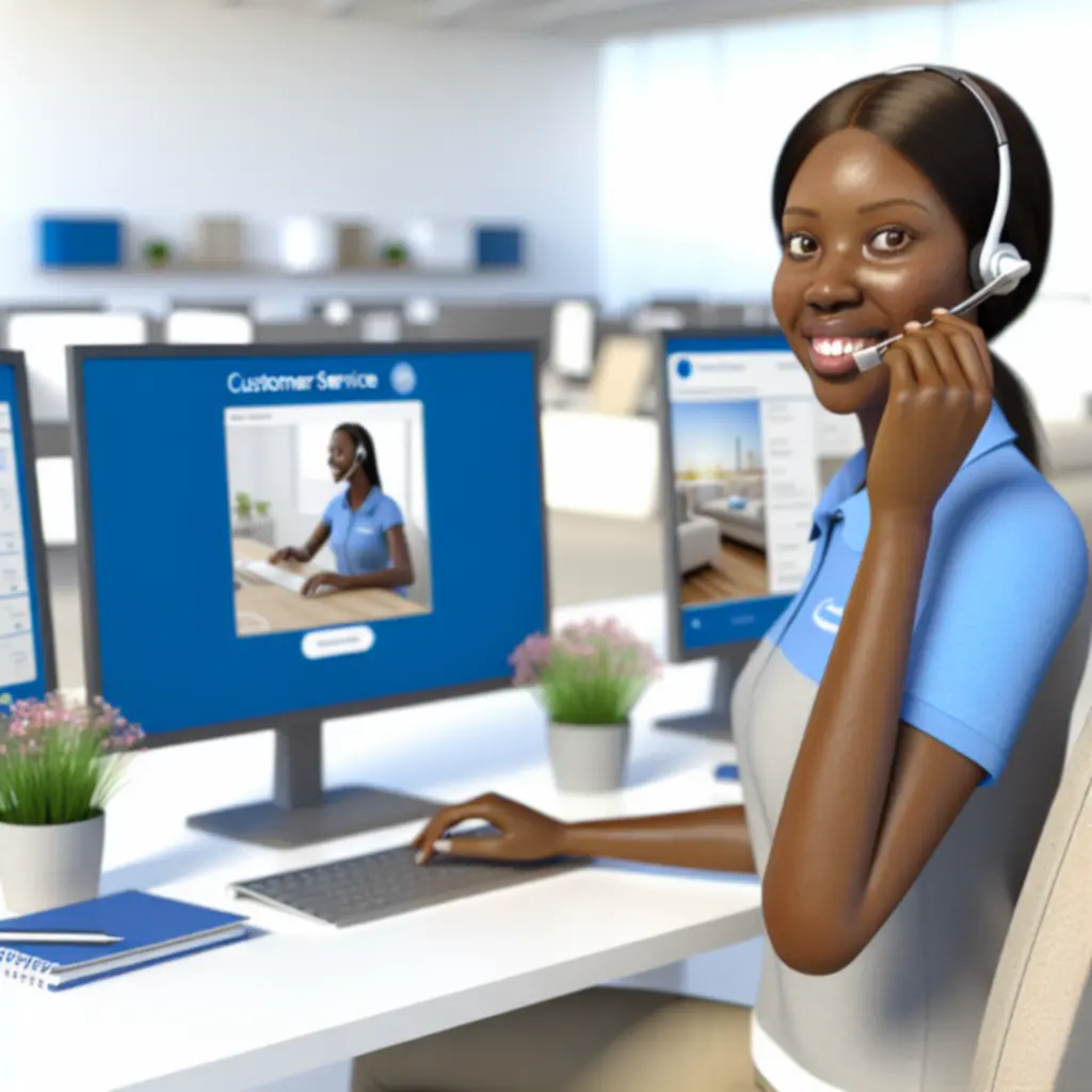 Zadowolona obsługa klienta